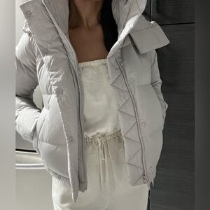 lululemon athletica Gray Puffer Jacket
